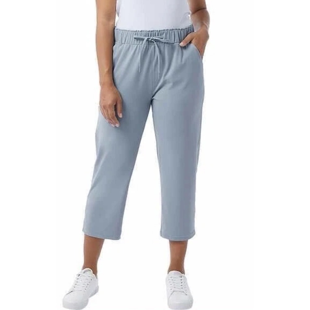 32 Degrees Cool‎ Women L Pockets capri Pull-on Activewear Yoga Casual Loungewear